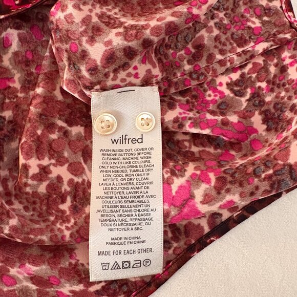 Aritzia Tie-Front Blouse (S) - Picture 4 of 5